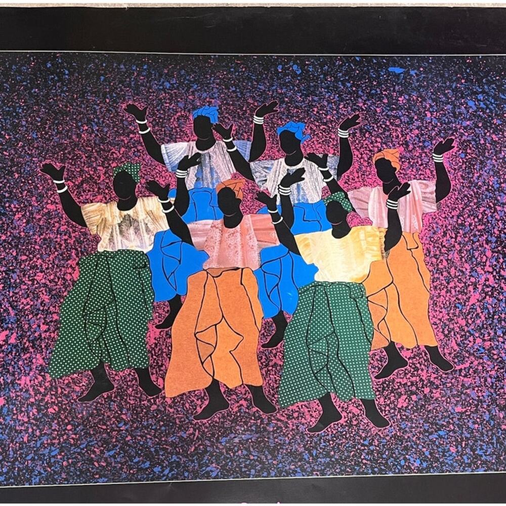 Sam Nelson-Odoi "Praises" Poster Design by Davie E. Smith, African American Art